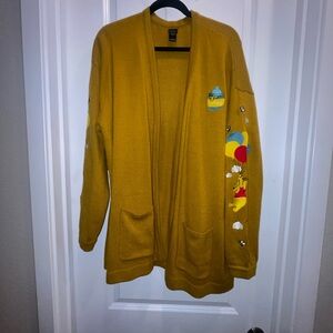 Disney Winnie The Pooh Balloon Ride women’s open cardigan